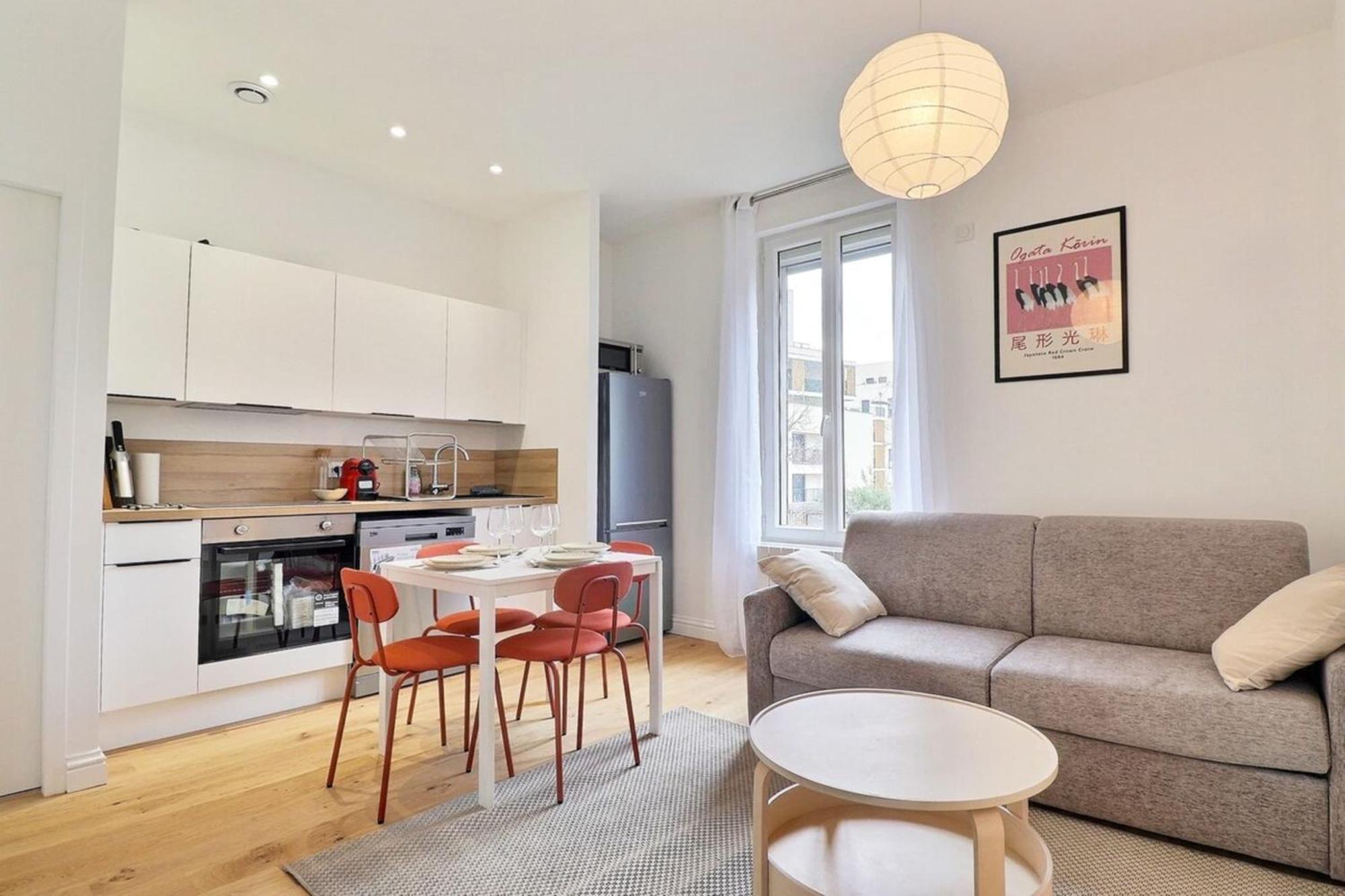 L'Origami - Lovely Newly Renovated Apartment With Garage - Villeurbanne Exteriör bild